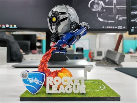 rocket league 3d print.